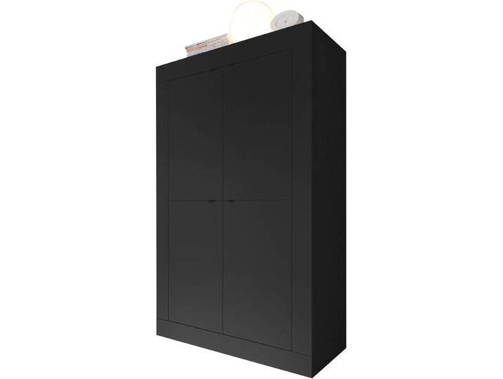 Highboard INOSIGN Basic Höhe 162 cm, Breite 102 cm, Kommode 4 Türen, Hochkommode , schwarz (artisan eichefarben schwarz matt), B:102cm H:162cm T:43cm, Sideboards, Metallgriff, moderne Rahmenoptik, viel Stauraum, Farbauswahl von Inosign
