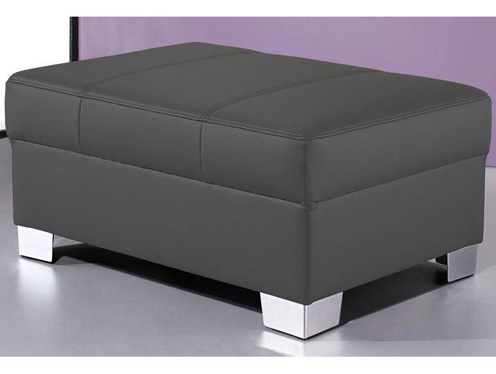 Hocker, Primabelle-Microfaser & Naturleder, Braun, 85×40×61 cm, Modern, Inosign von Inosign