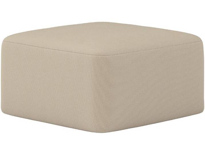 Hocker INOSIGN Nergal , grau (taupe), B:80cm H:45cm T:80cm, 95% Polyester, 5% Polyamid, Hocker, Polsterhocker mit Wellenunterfederung, in verschiedenen Farben von Inosign
