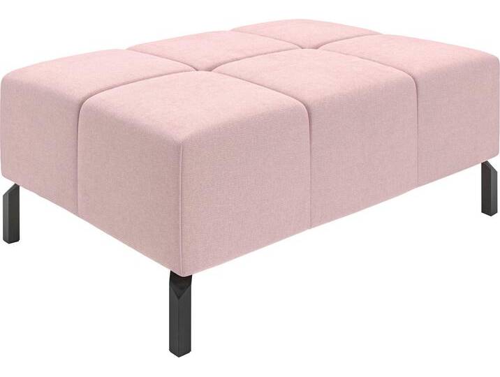 Hockerbank INOSIGN Ancona New , rosa, B:107cm H:43cm T:71cm, 100% Polyester, Hocker, passend zum Ecksofa Ancona New , auch in Easy care-Bezug Hockerbank INOSIGN Ancona New , rosa, B:107cm H:43cm T:71cm, 100% Polyester, Hocker, passend zum Ecksofa Ancona New , auch in Easy care-Bezug von Inosign