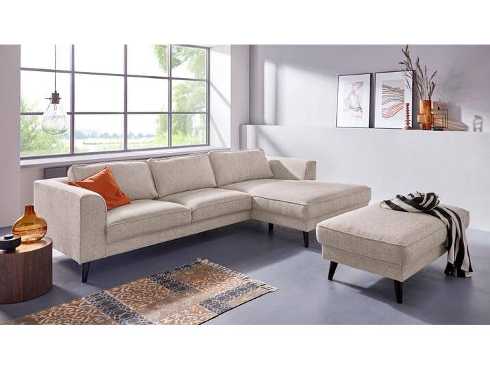 Hockerbank INOSIGN Junis , beige (portabella), B:123cm H:44cm T:74cm, Hocker von Inosign