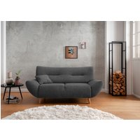 INOSIGN 2-Sitzer "Drago elegant und zeitlos, komfortabel, Holzfuß", frei im Raum stellbar, inkl. 1 Zierkissen von Inosign