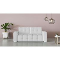 OTTO home 2-Sitzer "Manilla, trendige Steppung, 2 Rückenkissen, B/T/H 195/107/91 cm" mit Wellenunterfederung, in verschiedenen Materialien und Farben von Otto Home