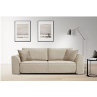 INOSIGN 3-Sitzer Beatrice Schlafsofa, wahlweise auch mit Bettfunktion und Bettkasten, incl. 2 Zierkissen von Inosign