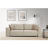 INOSIGN 3-Sitzer Beatrice Schlafsofa, wahlweise auch mit Bettfunktion und Bettkasten, incl. 2 Zierkissen von Inosign