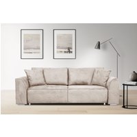 INOSIGN 3-Sitzer Beatrice Schlafsofa, wahlweise auch mit Bettfunktion und Bettkasten, incl. 2 Zierkissen von Inosign