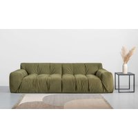 INOSIGN 3-Sitzer "Calmara, Breite 286 cm, weicher Lounge-Sitzkomfort", bodentief, Samt oder Chenille, mit Knopfsteppung von Inosign
