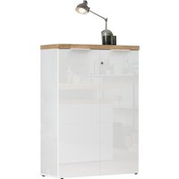 INOSIGN Aktenschrank "Easy H 115 cm, Büroschrank, Mehrzweckschrank mit 2 Türen" Metallgriffe, Top 38 mm stark von Inosign
