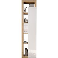 INOSIGN Aktenschrank "Hamburg Höhe 189 cm, Breite 50 cm, 1 Tür, offene Fächer, Büroschrank," Mehrzweckschrank, dekorativer Rahmen, Metallgriff, viel Stauraum INOSIGN Aktenschrank "Hamburg Höhe 189 cm, Breite 50 cm, 1 Tür, offene Fächer, Büroschrank," Mehrzweckschrank, dekorativer Rahmen, Metallgriff, viel Stauraum von Inosign