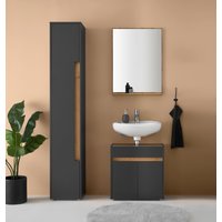 INOSIGN Badmöbel-Set "CITY/ GIRON, Bad im zeitlosen Design, 3-teiliges Badezimmer", (Set, 3 St.), Badschränke und Spiegel, in zwei Farben verfügbar, viel Stauraum von Inosign