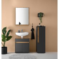 INOSIGN Badmöbel-Set "CITY/ GIRON, Bad im zeitlosen Design, 3-teiliges Badezimmer", (Set, 3 St.), Badschränke und Spiegel, in zwei Farben verfügbar, viel Stauraum von Inosign