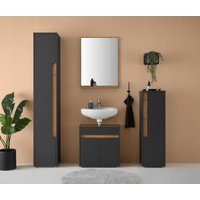 INOSIGN Badmöbel-Set "CITY/ GIRON, Bad im zeitlosen Design, 4-teiliges Badezimmer", (Set, 4 St.), Badschränke und Spiegel, in zwei Farben verfügbar, viel Stauraum von Inosign