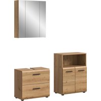 INOSIGN Badmöbel-Set "FLORENZ, TOPSELLER, 3-teilige Badkombination, hochwertige MDF-Front" Set, best. aus: Waschbeckenunterschrank, Spiegelschrank, Midischrank breit, 3 Stk. tlg. von Inosign