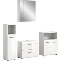 INOSIGN Badmöbel-Set "FLORENZ, TOPSELLER, 4-teilige Badkombination, hochwertige MDF-Front" Set, Midischrank hoch, WBU, Spiegelschrank, Midischrank breit INOSIGN Badmöbel-Set "FLORENZ, TOPSELLER, 4-teilige Badkombination, hochwertige MDF-Front" Set, Midischrank hoch, WBU, Spiegelschrank, Midischrank breit von Inosign