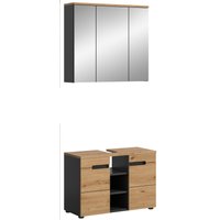 INOSIGN Badmöbel-Set "REHAT, 2-teilig, Breite 80 cm, mit Grifflosen Fronten, bestehend aus:" 2 Stk. tlg. von Inosign