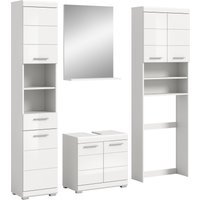 INOSIGN Badmöbel-Set "Siena, 4 teilig, bestehend aus:", (Set), Hochschrank, WBU, Badspiegel, Waschmaschinenumbauschrank von Inosign