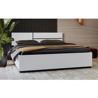 Home affaire Bettgestell "Cross, moderner Bettrahmen", Doppelbett in zwei Grössen, stabiles Bettgestell von home affaire