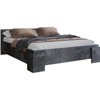 Home affaire Bettgestell "India, FSC-zertifizierter Holzwerkstoff, Made in Europe", Doppelbett 160x200 oder 180x200cm, weiß oder schieferfarben Home affaire Bettgestell "India, FSC-zertifizierter Holzwerkstoff, Made in Europe", Doppelbett 160x200 oder 180x200cm, weiß oder schieferfarben von home affaire