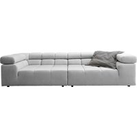 INOSIGN Big-Sofa "Ancona B/T/H: 290/110/70 cm", auffällige Steppung, inkl. 2 Zierkissen und verstellbaren Kopfstützen von Inosign