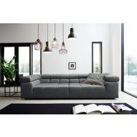 INOSIGN Big-Sofa "Ancona B/T/H: 290/110/70 cm", auffällige Steppung, inkl. 2 Zierkissen und verstellbaren Kopfstützen von Inosign