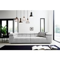 INOSIGN Big-Sofa "Ancona B/T/H: 290/110/70 cm", auffällige Steppung, inkl. 2 Zierkissen und verstellbaren Kopfstützen von Inosign