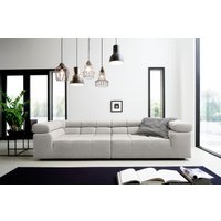 INOSIGN Big-Sofa "Ancona B/T/H: 290/110/70 cm", auffällige Steppung, inkl. 2 Zierkissen und verstellbaren Kopfstützen von Inosign