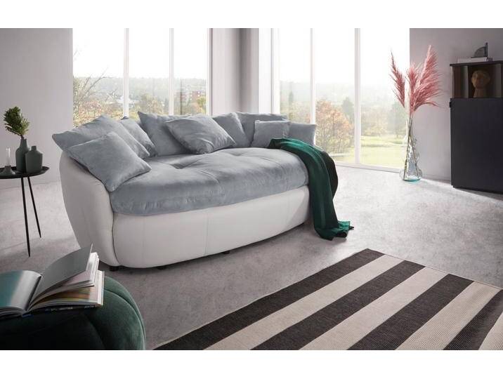 INOSIGN Big-Sofa Aruba, gemütliches Megasofa in XXL in organischer Form mit vielen Kissen, grau von Inosign