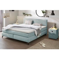 INOSIGN Boxspringbett Alinas, mit Topper und Zierkissen, in unterschiedliche Farbvarianten und Breiten lieferbar von Inosign