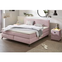 INOSIGN Boxspringbett Alinas, mit Topper und Zierkissen, in unterschiedliche Farbvarianten und Breiten lieferbar von Inosign