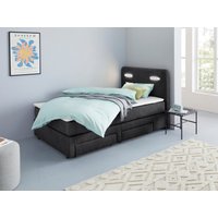 INOSIGN Boxbett "Luan", Schubkästen, LED-Beleuchtung und Topper, in Breite 120 cm und 180 cm von Inosign