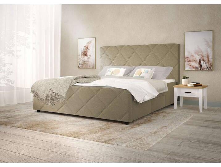 INOSIGN Boxbett Mona, mit 4 Schubladen, braun, Breite 160 cm, Taupe Grey INOSIGN Boxbett Mona, mit 4 Schubladen, braun, Breite 160 cm, Taupe Grey von Inosign