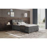 Mr. Couch Boxbett "Bethany mit Bettkasten, inkl. Matratze", Topper und Zierkissen, in verschiedenen Härtegraden verfügbar von Mr. Couch