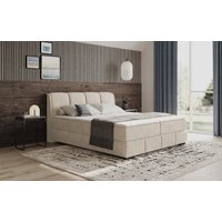 Mr. Couch Boxbett "Bethany mit Bettkasten, inkl. Matratze", Topper und Zierkissen, in verschiedenen Härtegraden verfügbar von Mr. Couch