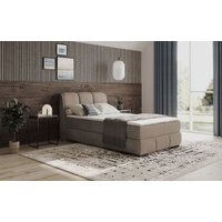 Mr. Couch Boxbett "Bethany mit Bettkasten, inkl. Matratze", Topper und Zierkissen, in verschiedenen Härtegraden verfügbar von Mr. Couch