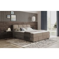 Mr. Couch Boxbett "Bethany mit Bettkasten, inkl. Matratze", Topper und Zierkissen, in verschiedenen Härtegraden verfügbar von Mr. Couch