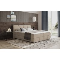 Mr. Couch Boxbett "Bethany mit Bettkasten, inkl. Matratze", Topper und Zierkissen, in verschiedenen Härtegraden verfügbar von Mr. Couch