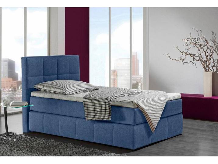 INOSIGN Boxspringbett Casano, mit feiner Steppung, in 3 Matratzenarten, 2 Härtegraden und 5 Farben, blau, 7-Zonen-Tonnentaschen-Federkernmatratze INOSIGN Boxspringbett Casano, mit feiner Steppung, in 3 Matratzenarten, 2 Härtegraden und 5 Farben, blau, 7-Zonen-Tonnentaschen-Federkernmatratze von Inosign