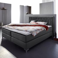 INOSIGN Boxspringbett "Coos", mit besonderer Steppung im Kopfteil, 3 Matratzenarten, 2 Härtegrade von Inosign