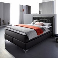 INOSIGN Boxspringbett "Coos", mit besonderer Steppung im Kopfteil, 3 Matratzenarten, 2 Härtegrade von Inosign