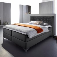 INOSIGN Boxspringbett "Coos", mit besonderer Steppung im Kopfteil, 3 Matratzenarten, 2 Härtegrade von Inosign