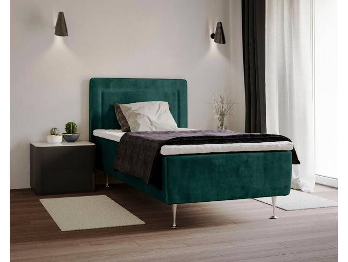 INOSIGN Boxspringbett Hacer, Topper, H2 oder H3 und in Breiten 70,80,90,120,140,160,180 wählbar, grau, H2, dark green INOSIGN Boxspringbett Hacer, Topper, H2 oder H3 und in Breiten 70,80,90,120,140,160,180 wählbar, grau, H2, dark green von Inosign