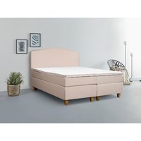 INOSIGN Boxspringbett "Jalma", Füße aus massiver Birke ; Inkl. Topper von Inosign