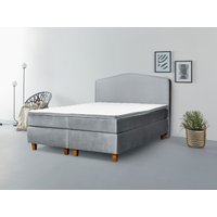 INOSIGN Boxspringbett "Jalma", Füße aus massiver Birke ; Inkl. Topper von Inosign