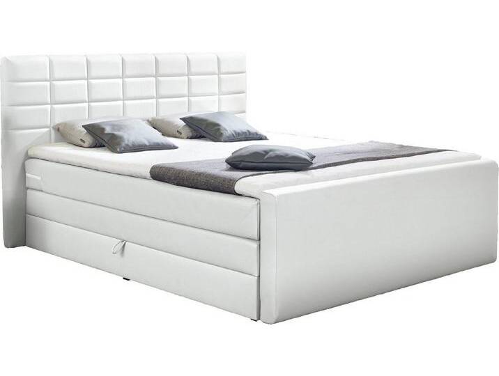 INOSIGN Boxspringbett Lethbridge, inkl. Bettkasten und Topper, zwei Matratzenarten in H2, weiß, Bonnell-Federkernmatratze, weiß INOSIGN Boxspringbett Lethbridge, inkl. Bettkasten und Topper, zwei Matratzenarten in H2, weiß, Bonnell-Federkernmatratze, weiß von Inosign