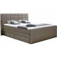 INOSIGN Boxspringbett "Lethbridge" inkl. Bettkasten und Topper, zwei Matratzenarten in H2 von Inosign