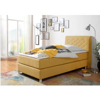 INOSIGN Boxspringbett "Parla", incl. Topper, 4 Farben in 4 Breiten, 2 Härtegraden, 3 Matratzenarten von Inosign