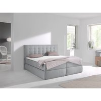 INOSIGN Boxspringbett "Sagres", Kopfteil mit 2farbiger Flatterbiese und zweifarbigen Knöpfen von Inosign
