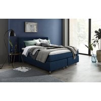 INOSIGN Boxspringbett "Zahara", inkl. Topper, besonderes Highlight: aufgenähten Jeanstaschen - Optik von Inosign