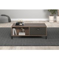 INOSIGN Couchtisch "Fusion" 1 Stk. tlg. Couchtisch mit 2 Schubladen & 2 offenen Fächern - (B/T/H) 110/60/37 cm von Inosign