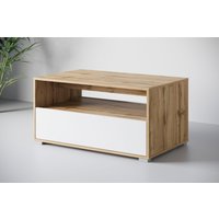 INOSIGN Couchtisch "Kenia", (1 St.), Rechteckiger Kaffeetisch, 90x55 cm, mit offenem und geschlossenem Fach von Inosign